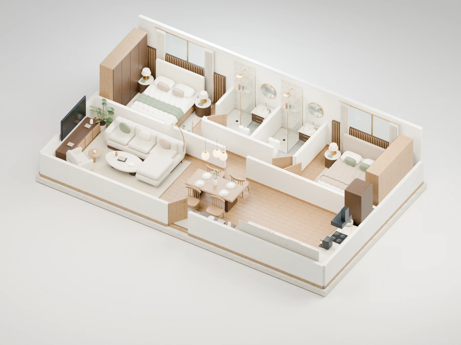 Whole-home render